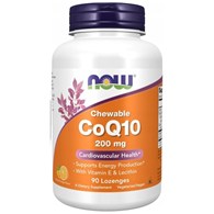 Now Foods CoQ10 (Koenzym Q10) 200 mg - 90 tabletek