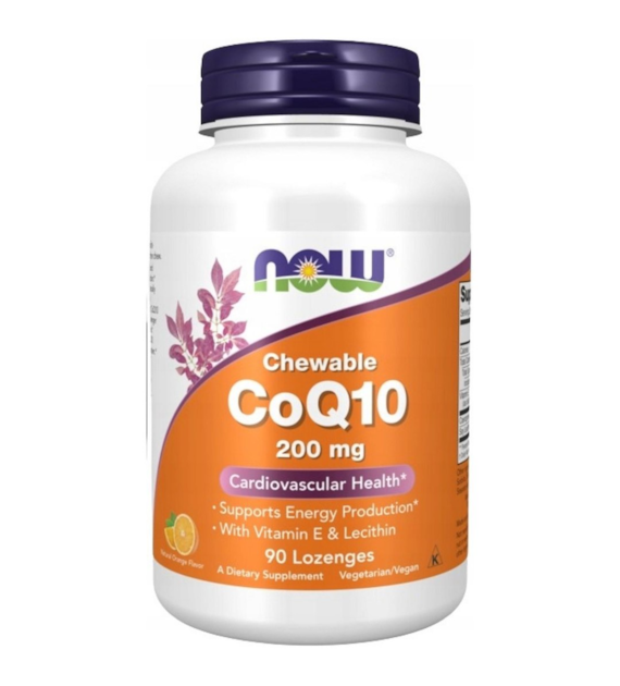 Now Foods CoQ10 (Koenzym Q10) 200 mg - 90 tabletek