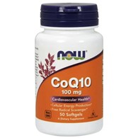 Now Foods CoQ10 (Koenzym Q10) 100 mg - 50 kapsułek żelowych