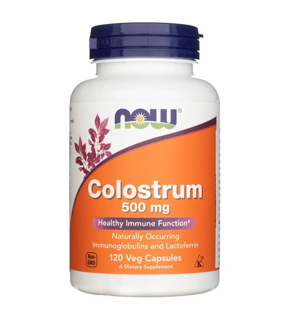 Now Foods Colostrum 500 mg - 120 kapsułek