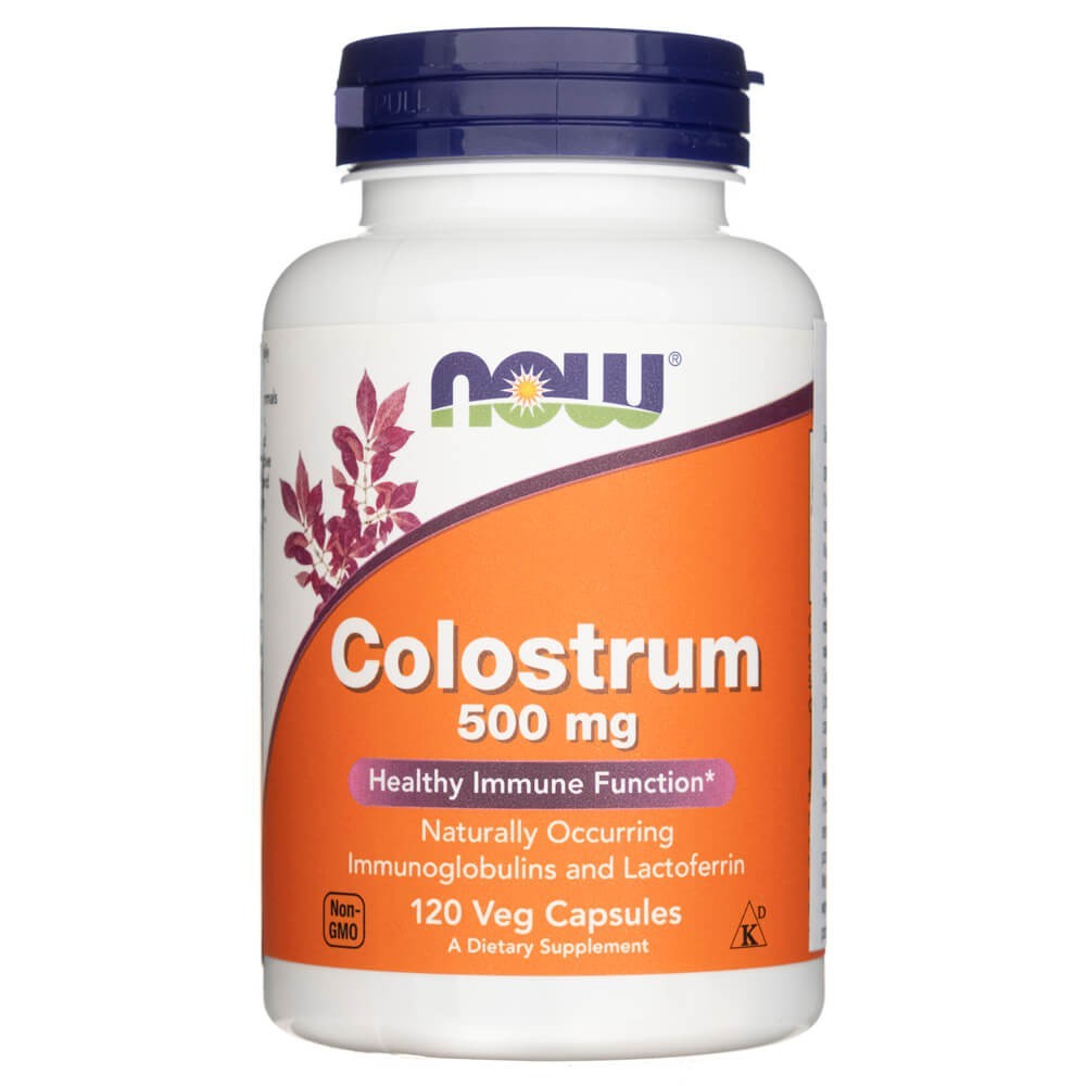 Now Foods Kolostrum 500 mg - 120 pflanzliche Kapseln