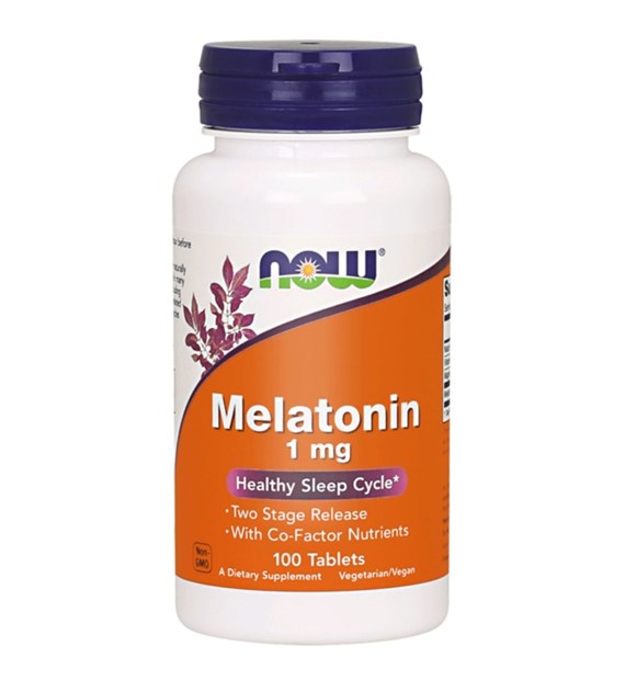 Now Foods Melatonina 1 mg - 100 tabletek