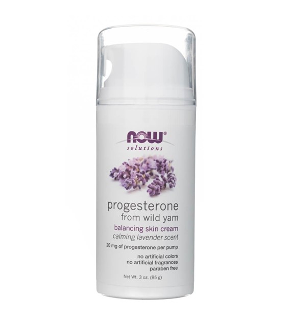 Now Solutions Progesterone from Wild Yam with Lavender Balancing Skin Cream - 85 g