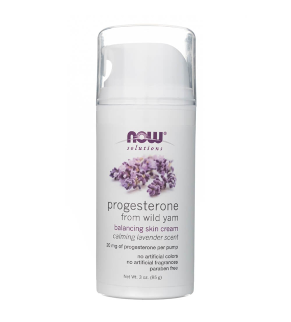 Now Solutions Progesterone from Wild Yam with Lavender Balancing Skin Cream - 85 g