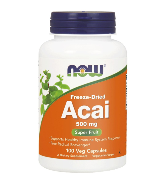 Now Foods Acai 500 mg - 100 kapsułek