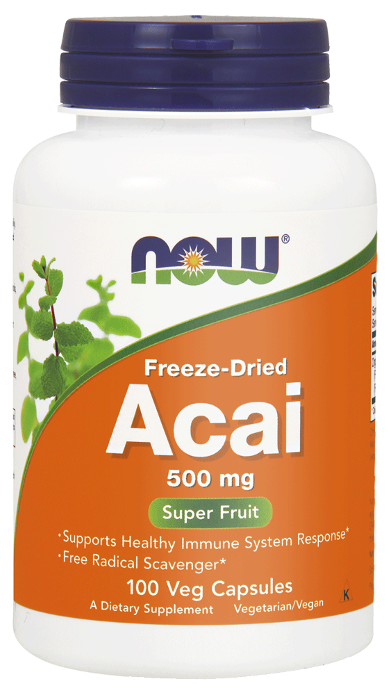 Now Foods Acai 500 mg - 100 kapsułek