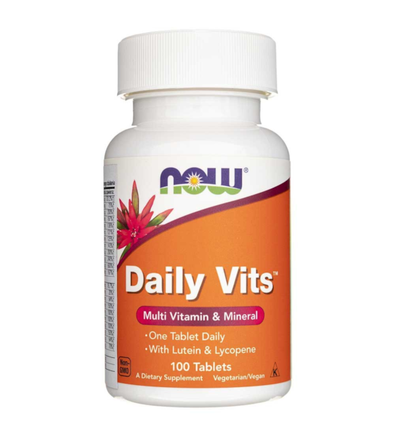 Now Foods Daily Vits, Multi Vitamin & Mineral - 100 Tablets