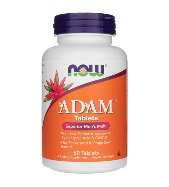 Now Foods ADAM Men's Multiple Vitamin - 60 Tablets