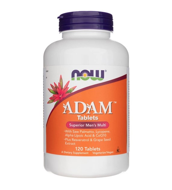 Now Foods ADAM Men's Multiple Vitamin - 120 Tablets