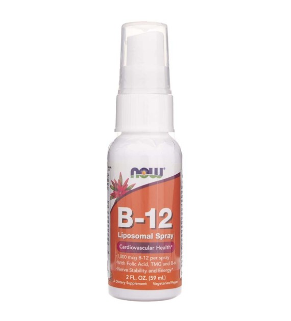 Now Foods Vitamin B-12 Liposomales Spray - 59 ml