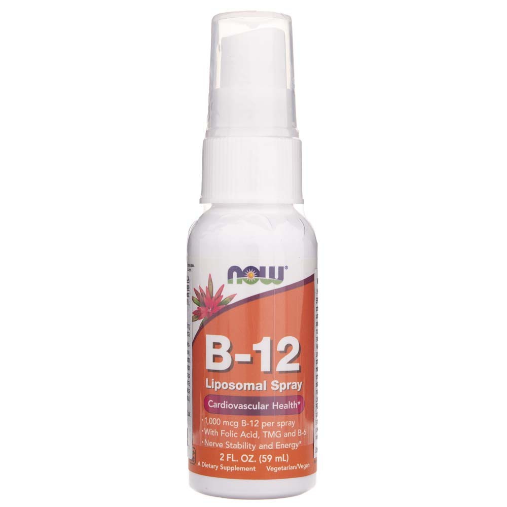 Now Foods Vitamin B-12 Liposomales Spray - 59 ml