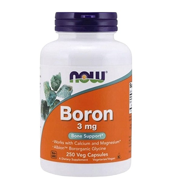 Now Foods Boron 3 mg  - 250 kapsułek