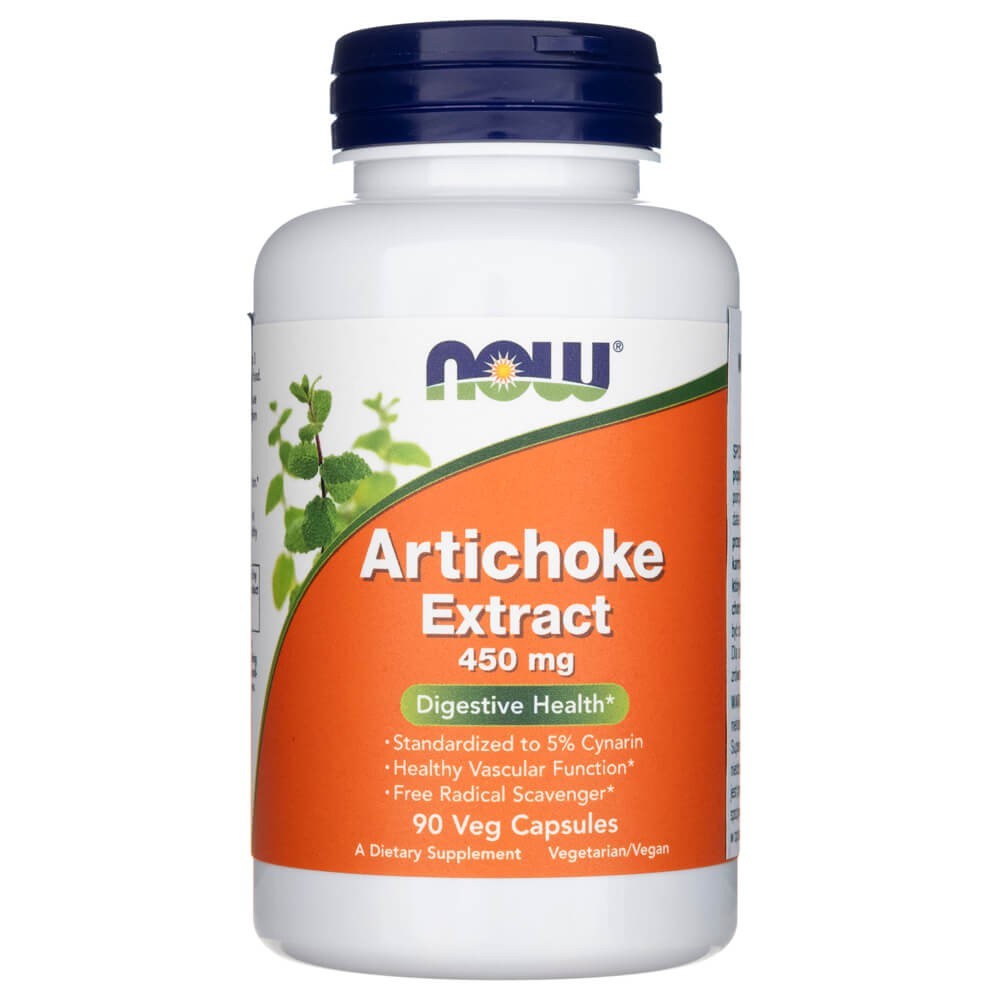 Now Foods Artischocken-Extrakt 450 mg - 90 pflanzliche Kapseln