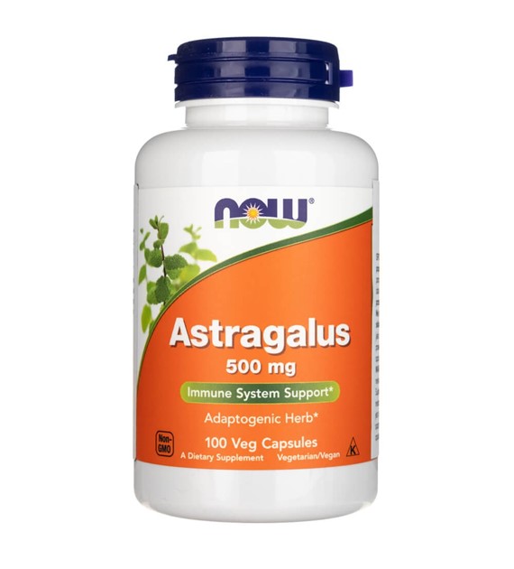 Now Foods Astragalus (Traganek) 500 mg - 100 kapsułek