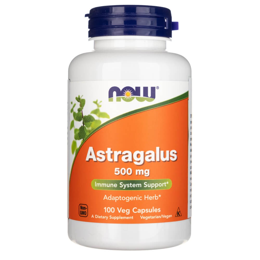 Now Foods Astragalus 500 mg - 100 veg. kapslí