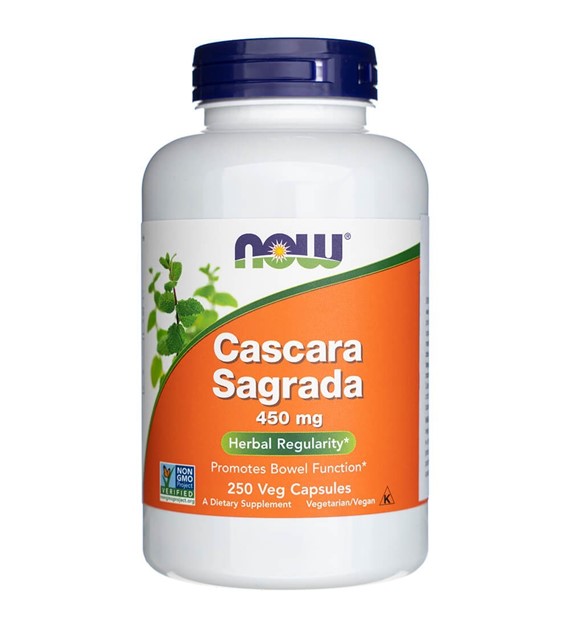 Now Foods Cascara Sagrada 450 mg - 250 pflanzliche Kapseln