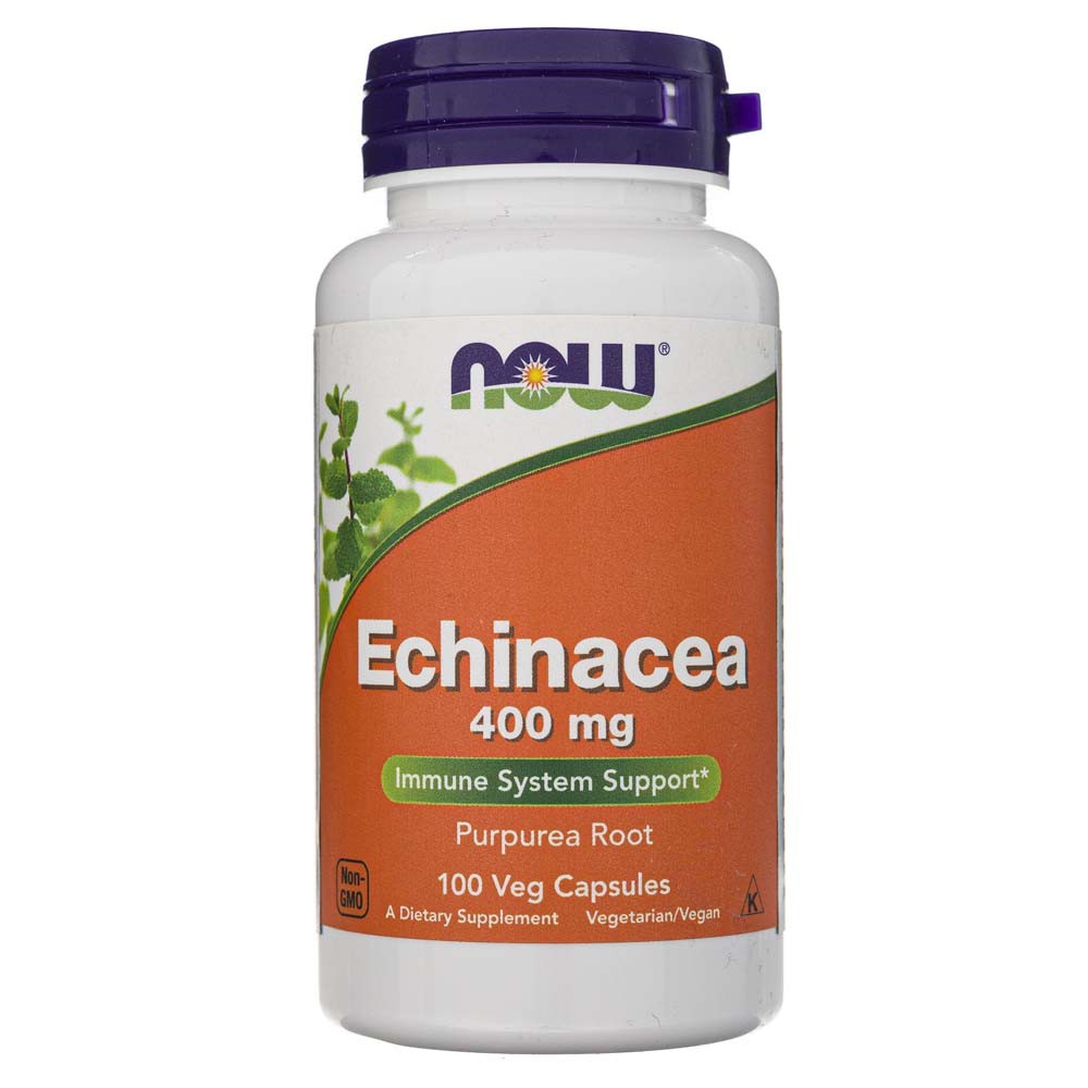 Now Foods Echinacea 400 mg - 100 veg. kapslí