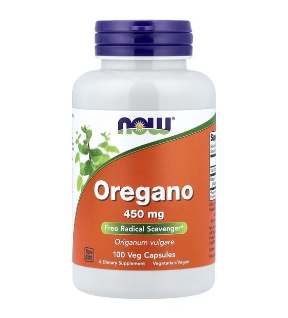 Now Foods Liść Oregano 450 mg - 100 kapsułek