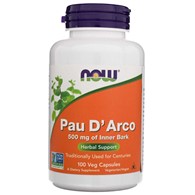 Now Foods Pau D'Arco 500 mg - 100 veg. kapslí