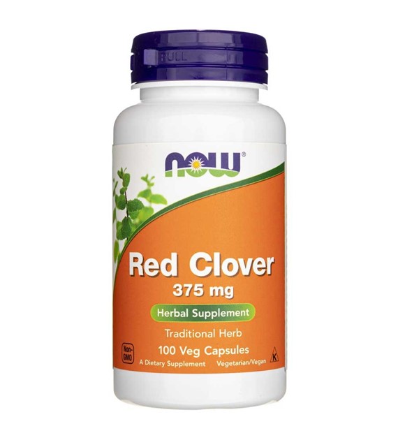 Now Foods Red Clover 375 mg - 100 Veg Capsules