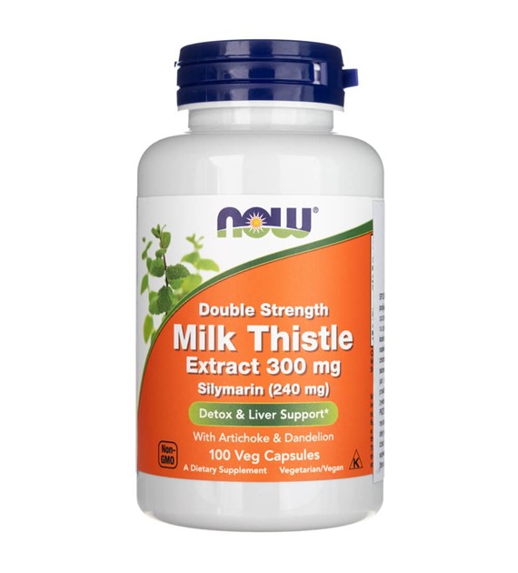 Now Foods Milk Thistle Extract, Double Strength 300 mg - 100 Veg Capsules