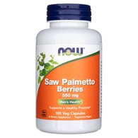 Now Foods Saw Palmetto Berries (Palma Sabałowa) 550 mg - 100 kapsułek