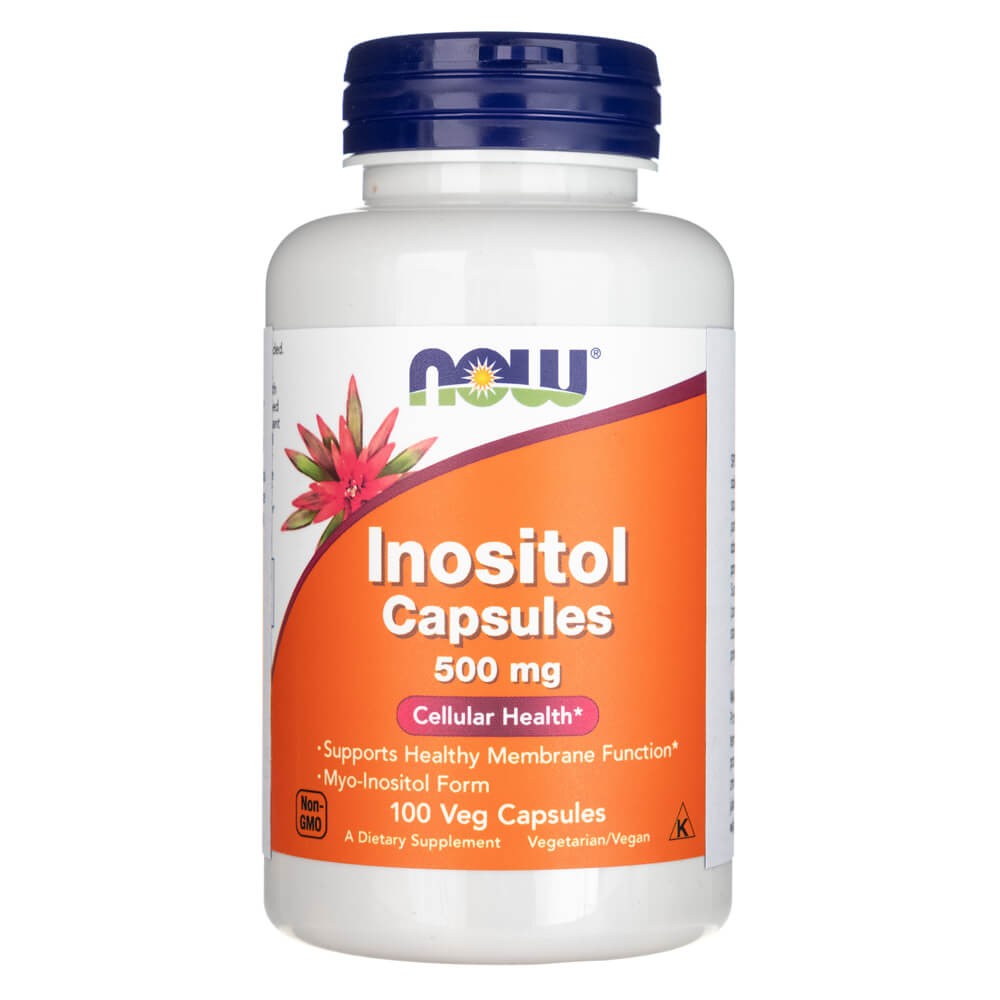 Now Foods Inozytol 500 mg - 100 kapsułek