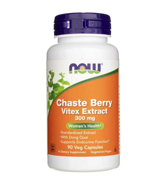 Now Foods Chaste Berry Vitex Extract 300 mg - 90 Veg Capsules