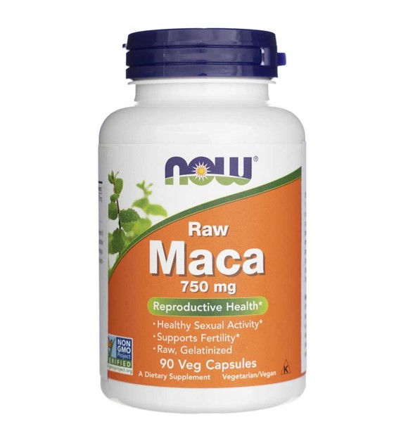 Now Foods Raw Maca 750 mg - 90 veg. kapslí