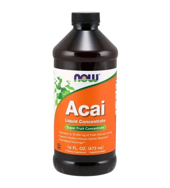 Now Foods Acail w płynie - 473 ml