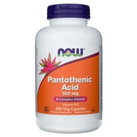Now Foods Pantothenic Acid kwas pantotenowy 500 mg - 250 kapsułek
