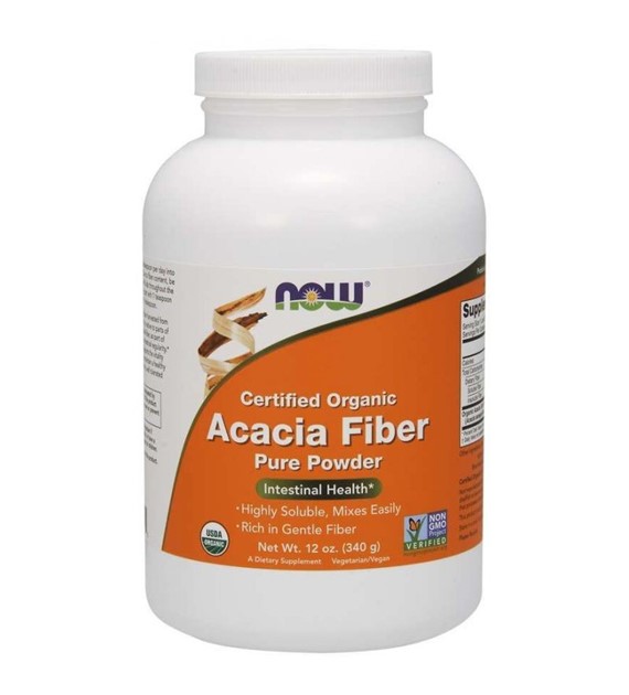 Now Foods Błonnik z akacji (Acacia Fiber) - 340 g