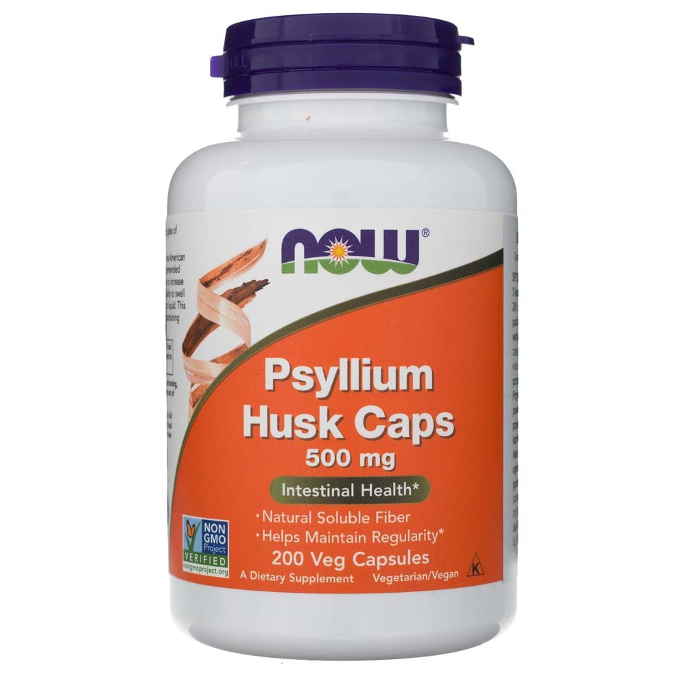 Now Foods Psyllium Husk 500 mg - 200 veg. kapslí