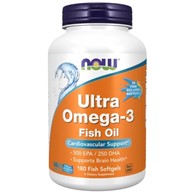 Now Foods Ultra Omega-3 Fish - 180 kapsułek