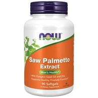 Now Foods Palma Sabałowa 80 mg z cynkiem i pestkami dyni - 90 kapsułek