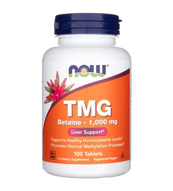 Now Foods TMG Betaine 1000 mg - 100 Tablets