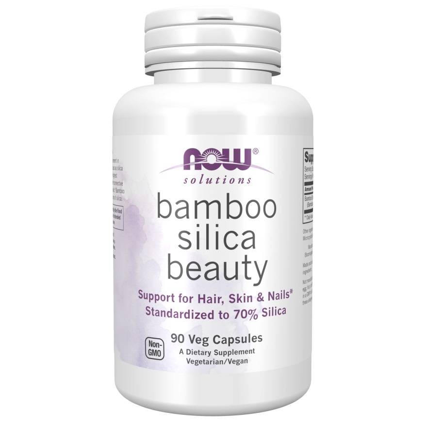 Now Foods Bamboo Silica Beauty (Wyciąg z pędów bambusa) - 90 kapsułek