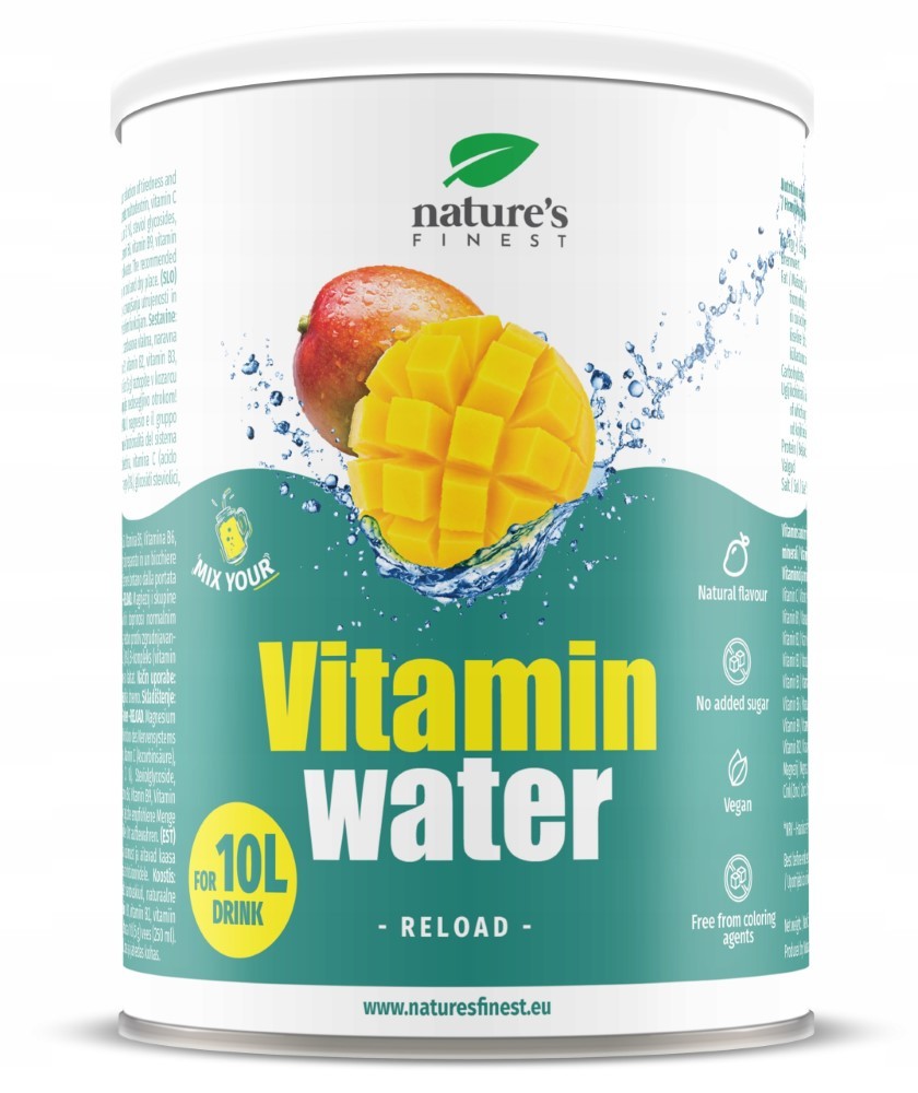 Nature's Finest Woda witaminowa Reload mango - 200 g