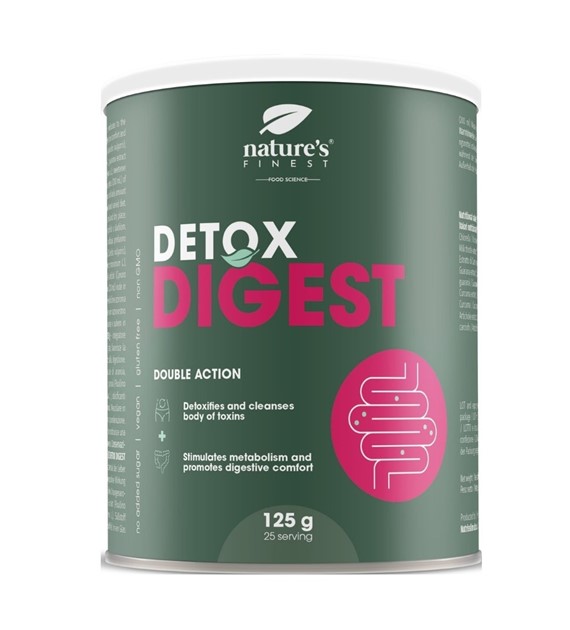 Nature's Finest Detox Digest, pomarańczowy - 125 g