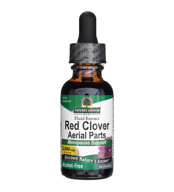 Nature's Answer Red Clover Aerial Parts, Fluid Extract, Alcohol-Free 2000 mg - 30 ml