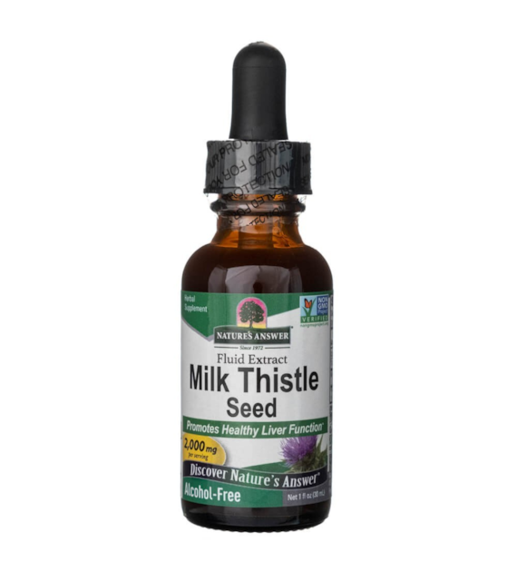 Nature's Answer Mariendistel-Samen, Flüssigextrakt, alkoholfrei 2000 mg - 30 ml