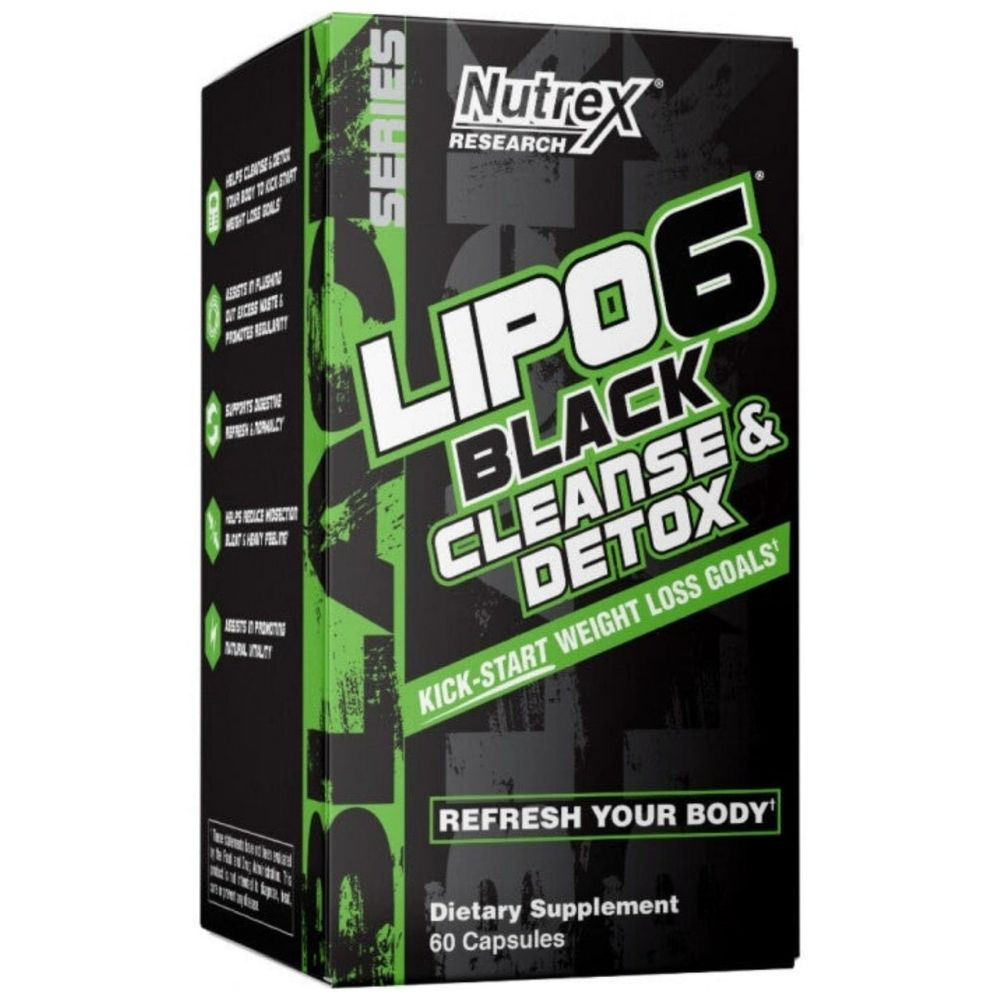 Nutrex Research Lipo-6 Black Cleanse & Detox - 60 kapsułek