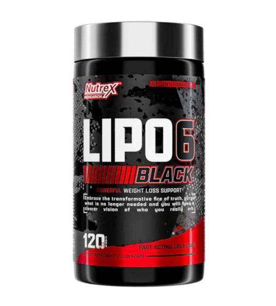 Nutrex Research Lipo 6 Black - 120 Capsules