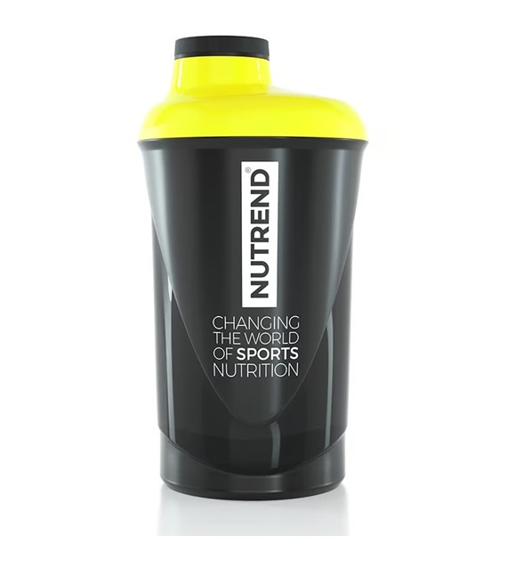 Nutrend Shaker Changing the World of Sport Nutrition czarny - 600 ml