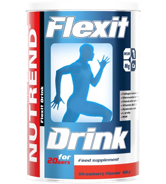 Nutrend Flexit Drink truskawkowy - 400 g