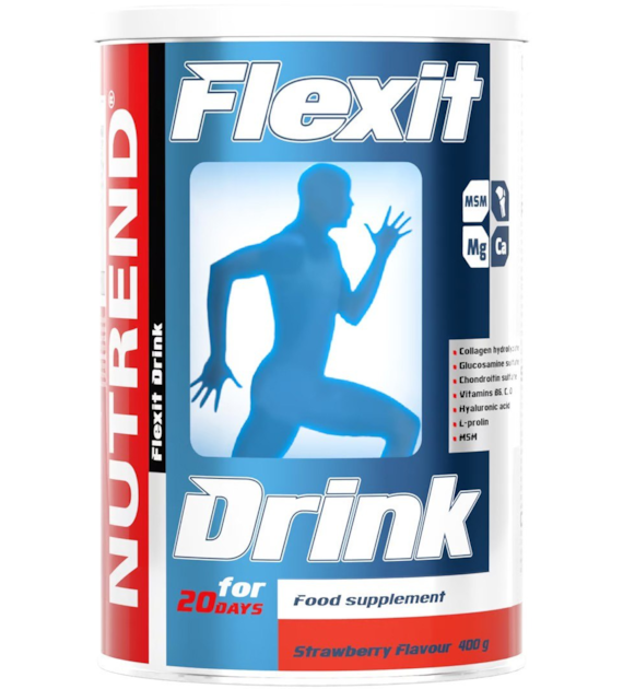 Nutrend Flexit Drink truskawkowy - 400 g