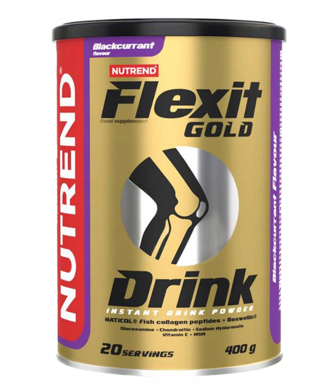 Nutrend Flexit Gold Drink czarna porzeczka - 400 g