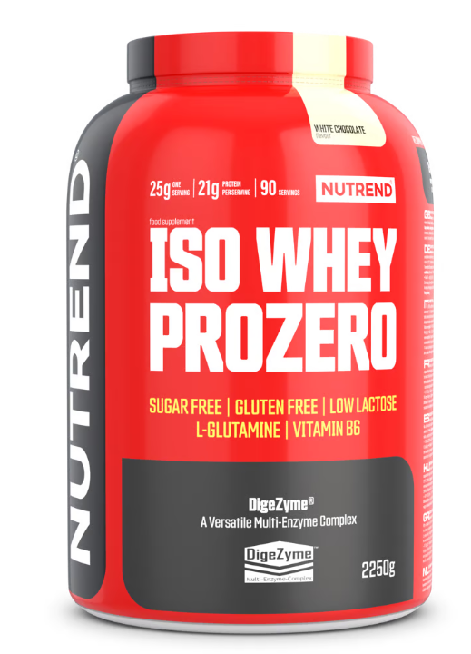 Nutrend Iso Whey Prozero biała czekolada - 2250 g