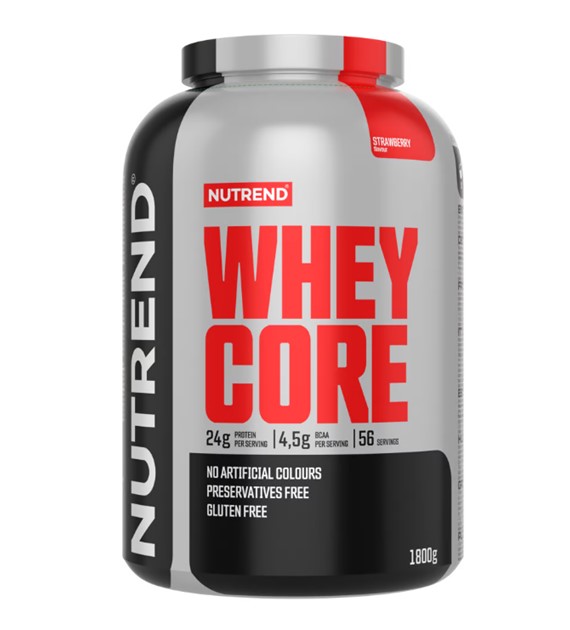 Nutrend Whey Core truskawkowy - 1800 g