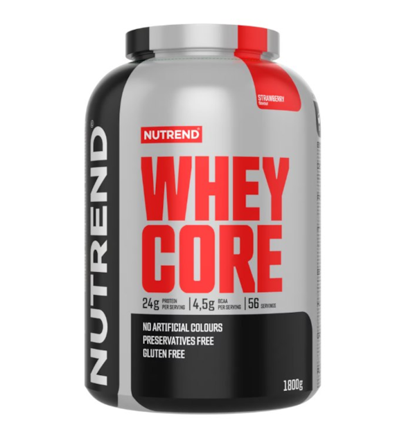 Nutrend Whey Core truskawkowy - 1800 g